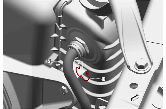 Engine Oil Cooler Connector Replacement - Upper — figure 6