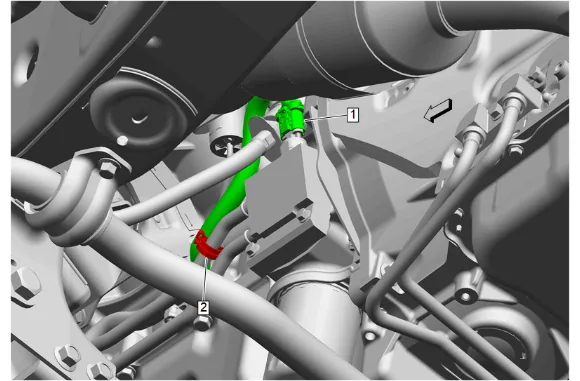Engine Oil Cooler Hose Replacement (L84, L87 with RC1) — figure 23