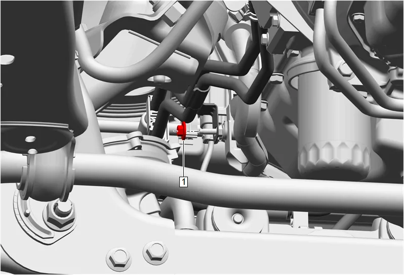 Engine Oil Cooler Hose Replacement (L84, L87 without RC1) — figure 21