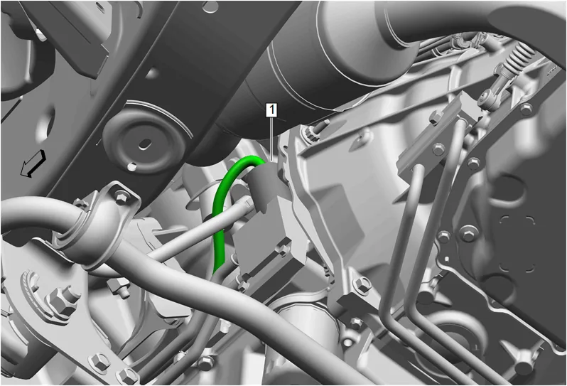 Engine Oil Cooler Hose Replacement (L84, L87 without RC1) — figure 23