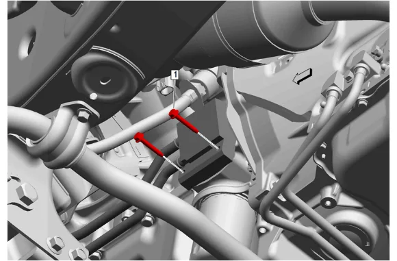 Engine Oil Cooler Hose Replacement (L84, L87 without RC1) — figure 26