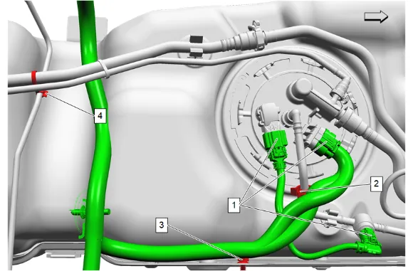 Evaporative Emission Canister Filter Hose Replacement - Canister Side (Short Wheelbase) — figure 7