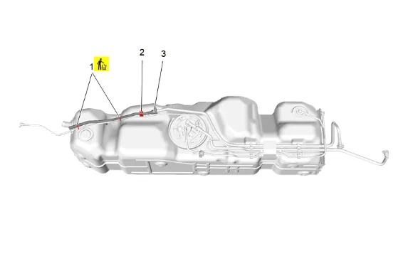 Evaporative Emission Canister Filter Hose Replacement - Solenoid Side (Long Wheelbase) — figure 7