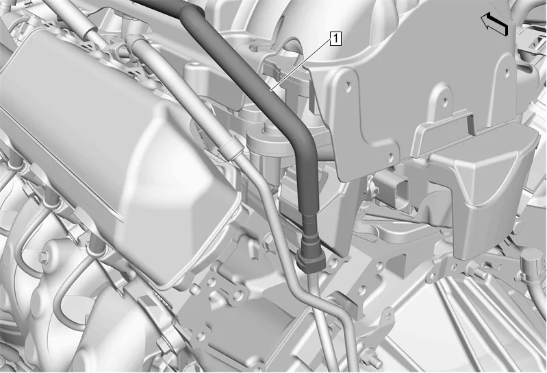 Evaporative Emission Canister Purge Tube Replacement — figure 4