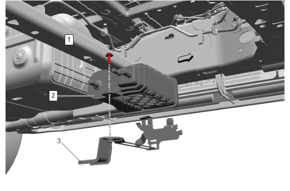Evaporative Emission Canister Replacement (Short Wheelbase) — figure 4