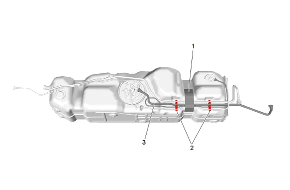 Evaporative Emission Canister Vent Hose Replacement (Long Wheelbase) — figure 7