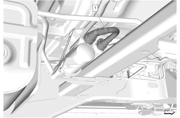 Evaporative Emission Pipe Replacement (Long Wheelbase) — figure 16