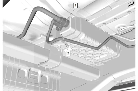 Evaporative Emission Pipe Replacement (Long Wheelbase) — figure 19