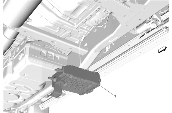 Evaporative Emission Pipe Replacement (Long Wheelbase) — figure 21