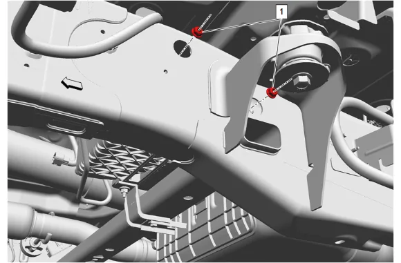 Evaporative Emission Pipe Replacement (Short Wheelbase) — figure 16