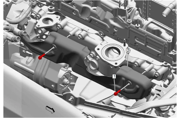 Exhaust Manifold Replacement — figure 85