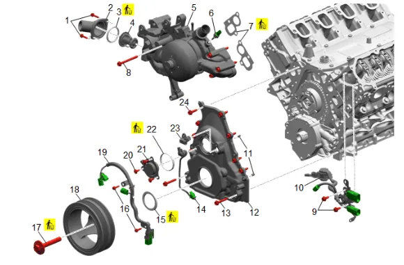 Front of Engine - External — figure 1