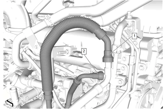 Fuel Feed Pipe Replacement — figure 1