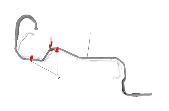 Fuel Feed Pipe Replacement — figure 14