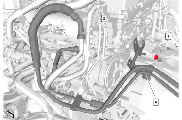 Fuel Feed Pipe Replacement — figure 15