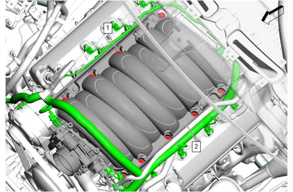 Fuel Feed Pipe Replacement - Engine (L84) — figure 9