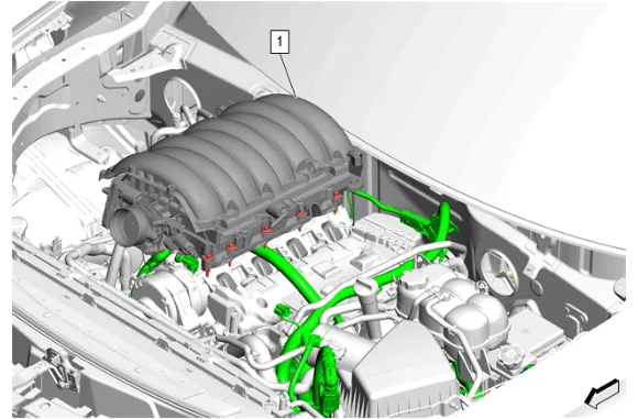 Fuel Feed Pipe Replacement - Engine (L84) — figure 11