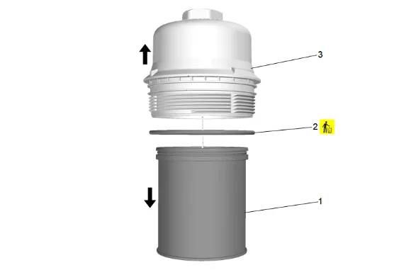 Fuel Filter Replacement (Long Wheelbase) — figure 2