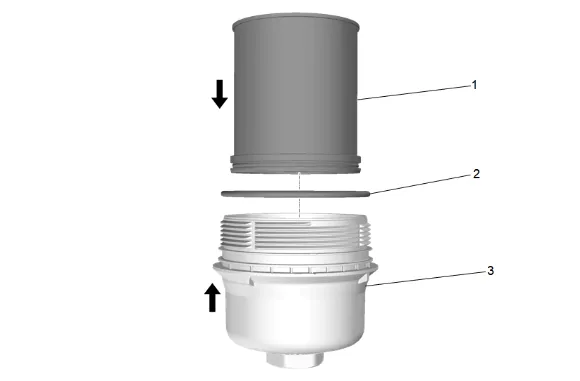 Fuel Filter Replacement (Long Wheelbase) — figure 3
