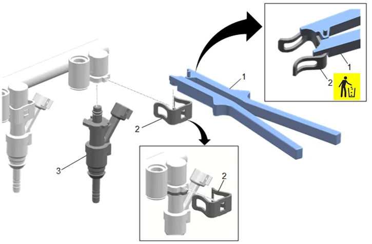 Fuel Injection Fuel Rail Assembly Replacement - Bank 1 (L84) — figure 20