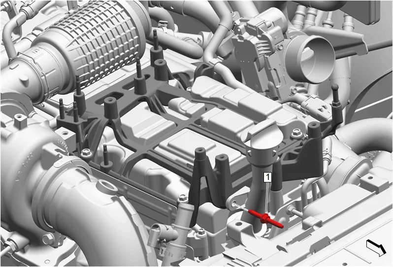 Fuel Injector Fuel Return Pipe Replacement — figure 24