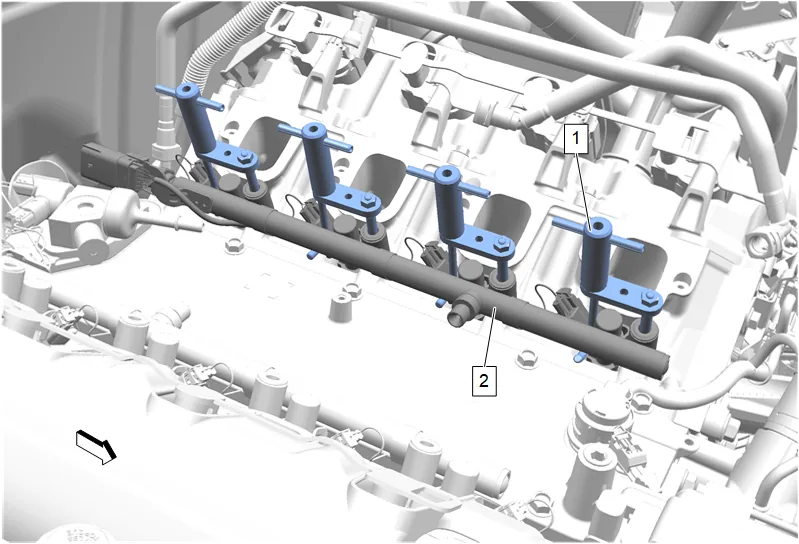 Fuel Injector Replacement - Bank 1 (L84) — figure 18