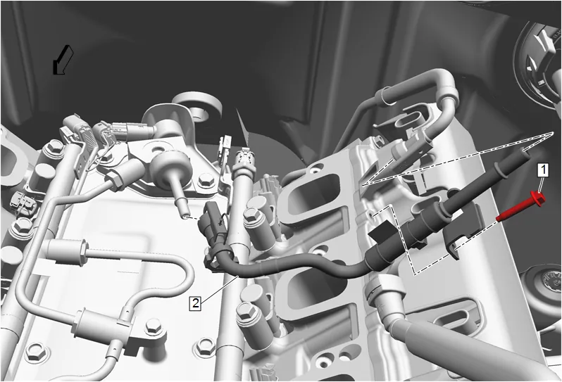 Fuel Injector Replacement - Bank 1 (L87) — figure 14