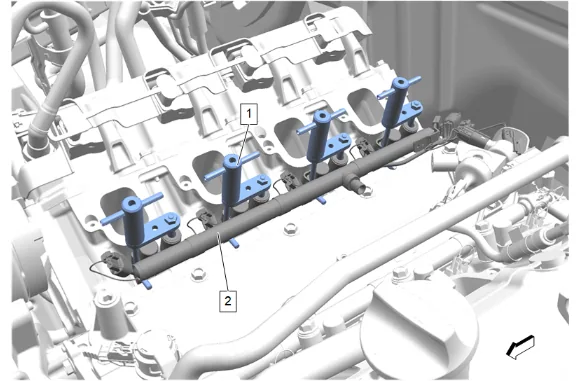 Fuel Injector Replacement - Bank 2 (L87) — figure 17