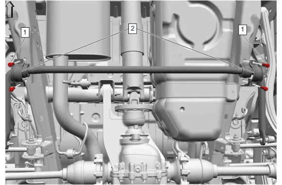 Fuel Level Sensor Replacement (Long Wheelbase) — figure 1