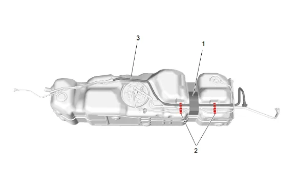 Fuel Level Sensor Replacement (Long Wheelbase) — figure 7
