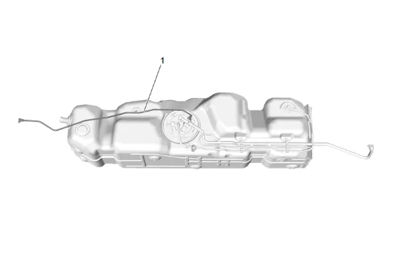 Fuel Level Sensor Replacement (Long Wheelbase) — figure 8