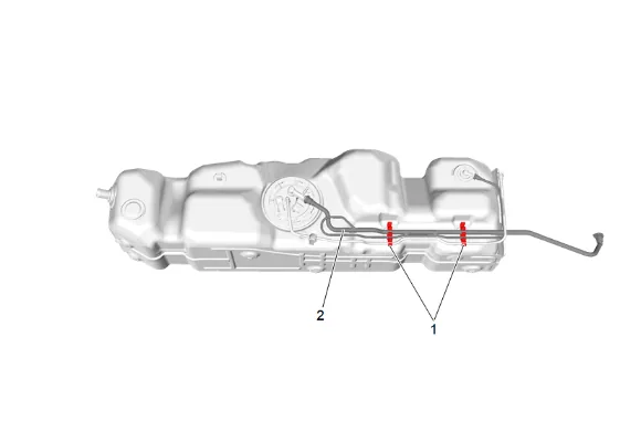 Fuel Level Sensor Replacement (Long Wheelbase) — figure 9
