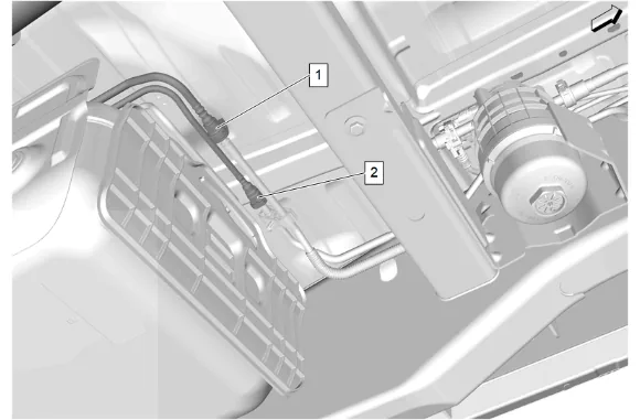 Fuel Level Sensor Replacement (Long Wheelbase) (1) — figure 2