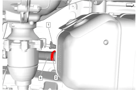 Fuel Level Sensor Replacement (Long Wheelbase) (1) — figure 3