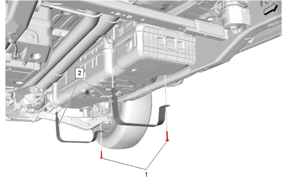 Fuel Level Sensor Replacement (Long Wheelbase) (1) — figure 4