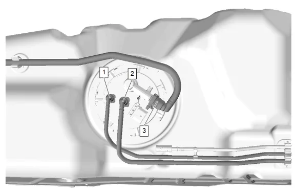 Fuel Level Sensor Replacement (Long Wheelbase) (1) — figure 7