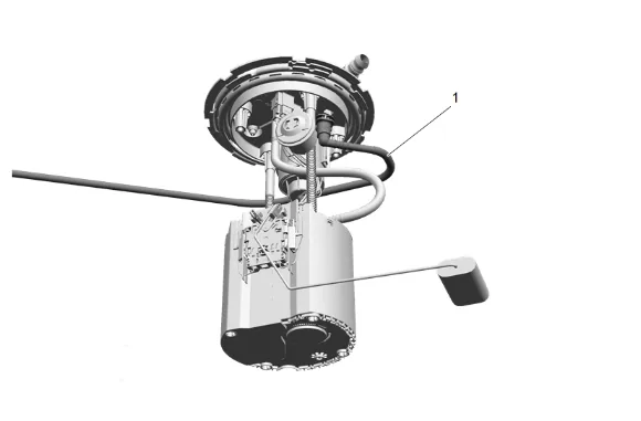 Fuel Level Sensor Replacement (Long Wheelbase) — figure 12