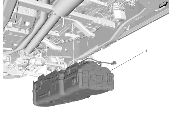 Fuel Level Sensor Replacement (Short Wheelbase) (1) — figure 6