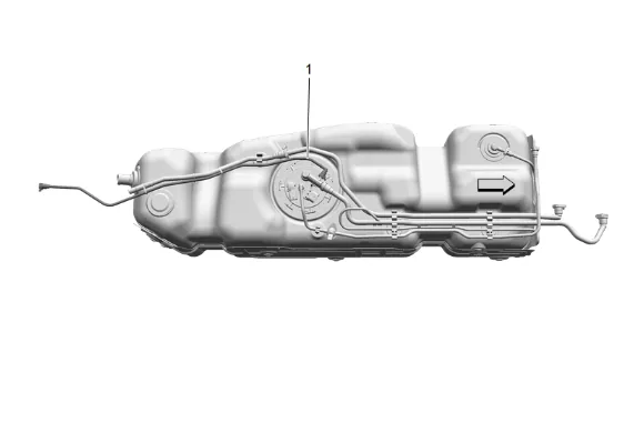 Fuel Level Sensor Replacement (Short Wheelbase) — figure 11
