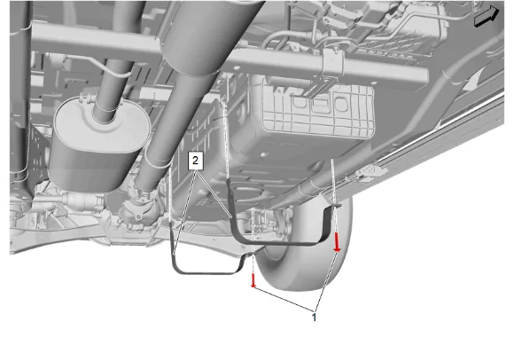 Fuel Pressure Sensor Replacement (Long Wheelbase) — figure 4