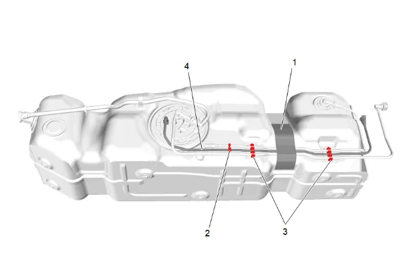 Fuel Return Hose Replacement (Short Wheelbase) — figure 7