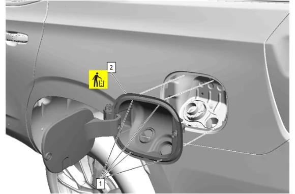 Fuel Tank Filler Pipe Replacement (1) — figure 2