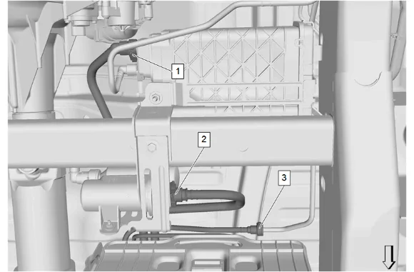 Fuel Tank Filler Vent Hose Replacement (Long Wheelbase) — figure 2