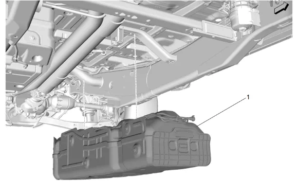Fuel Tank Fuel Pump Module Replacement (Long Wheelbase) (1) — figure 6