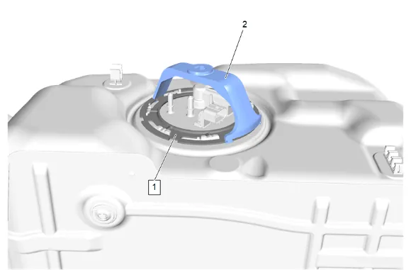 Fuel Tank Fuel Pump Module Replacement (Short Wheelbase) (1) — figure 8