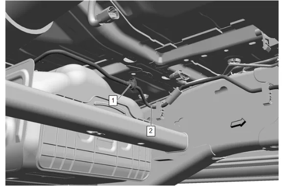 Fuel Tank Pressure Sensor Replacement (Short Wheelbase) — figure 3