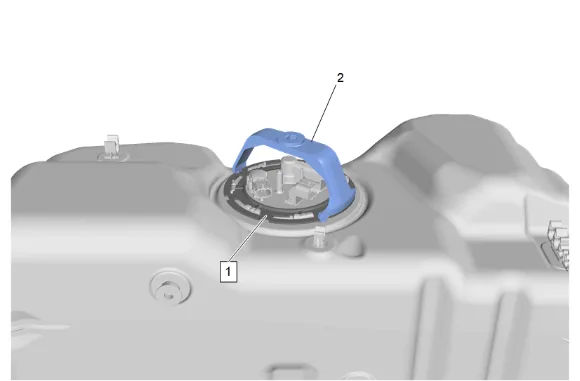 Fuel Tank Replacement (Long Wheelbase) — figure 13