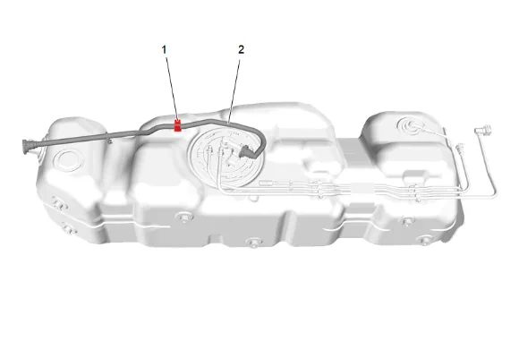 Fuel Tank Replacement (Short Wheelbase) (1) — figure 8