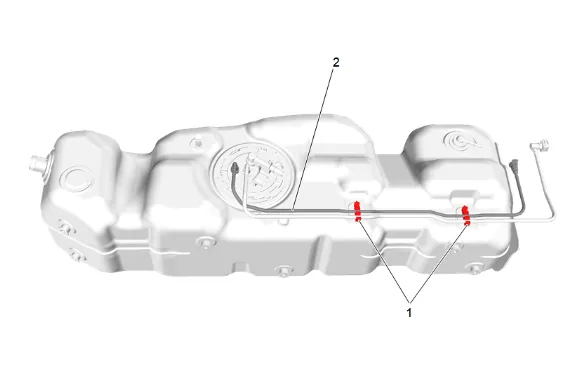Fuel Tank Replacement (Short Wheelbase) (1) — figure 10