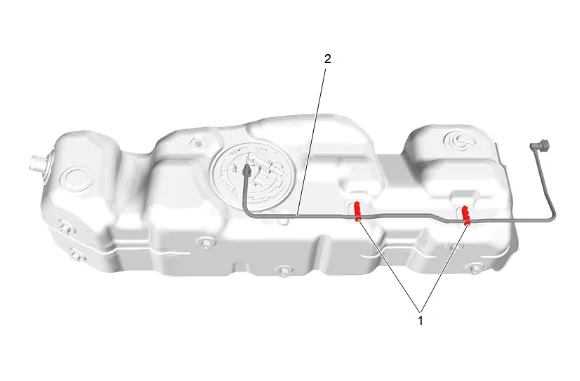 Fuel Tank Replacement (Short Wheelbase) (1) — figure 11